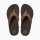 Reef Toe Sandals Newport Tan Dark Brown Men