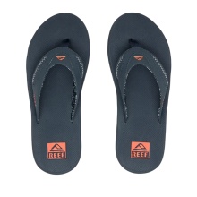 Reef Fanning flip-flops (integrated bottle opener) 2025 navy blue/orange men's