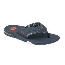 Reef Fanning flip-flops (integrated bottle opener) 2025 navy blue/orange men's