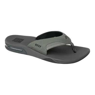 Reef Fanning flip-flops (integrated bottle opener) grey/black men's
