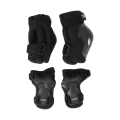 Rezo Protective Gear Haslam Adult Protector (Knee Pads, Elbow Pads, Wrist Protection) - Set of 3