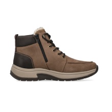 Rieker winter boots 11020-00 (lace-up boots with suede material) brown men's