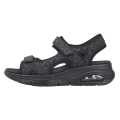Rieker Sandal 67666 black/grey ladies