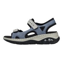 Rieker Sandal 67666 blue/grey ladies