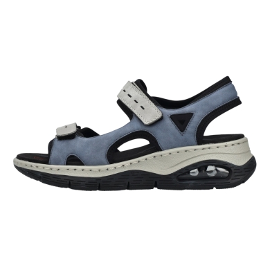 Rieker Sandal 67666 blue/grey ladies