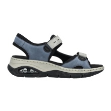 Rieker Sandal 67666 blue/grey ladies