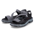 Rieker Trekking Sandals 68871-00 Black Women