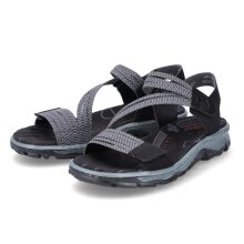 Rieker Trekking Sandals 68871-00 Black Women