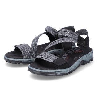 Rieker Trekking Sandals 68871-00 Black Women