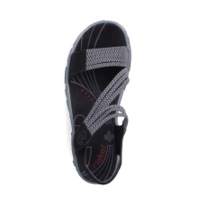 Rieker Trekking Sandals 68871-00 Black Women