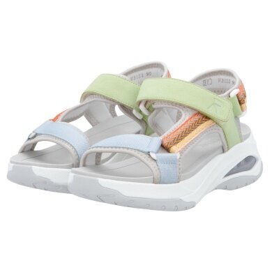 Rieker Sandal W3151 multi/white ladies