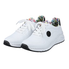 Rieker Sneakers (synthetic leather) M4903 white ladies