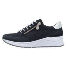 Rieker Sneakers (synthetic leather) N9516 navy blue/white ladies