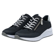 Rieker Sneakers (synthetic leather) N9516 navy blue/white ladies