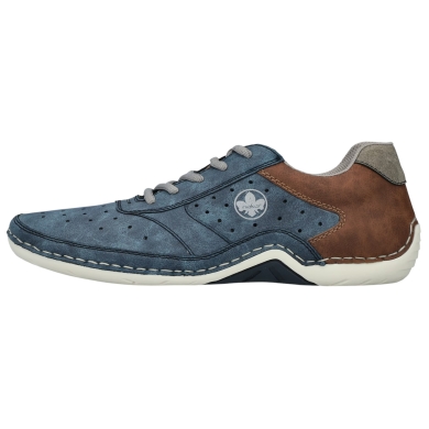 Rieker Sneakers 07506 (synthetic leather) blue/brown men's