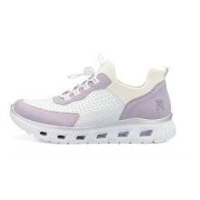 Rieker Sneakers (Synthetic Leather) M6067-30 White/Purple Ladies