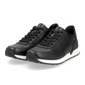 Rieker Sneakers (Smooth Leather) U0304-01 Black Men's