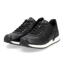 Rieker Sneakers (Smooth Leather) U0304-01 Black Men's