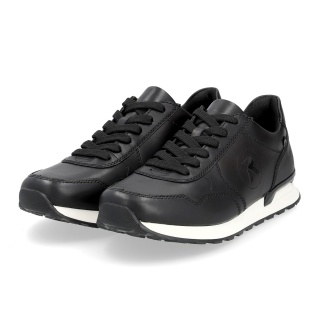 Rieker Sneakers (Smooth Leather) U0304-01 Black Men's