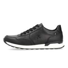 Rieker Sneakers (Smooth Leather) U0304-01 Black Men's