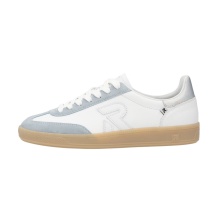 Rieker Sneakers San Diego (smooth leather) white/light grey ladies