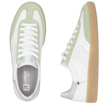 Rieker Sneakers San Diego (smooth leather) white/mint ladies