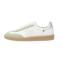Rieker Sneakers San Diego (smooth leather) white/mint ladies