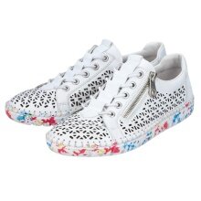 Rieker Sneakers (Smooth Leather) M2357 white/multicoloured Ladies