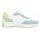 Rieker Sneakers (smooth leather) W1308 white/blue/lime ladies