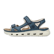 Rieker Trekking Sandals 64066-14 (light and flexible sole) blue ladies