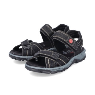Rieker Trekking Sandals 68851-02 Black Women