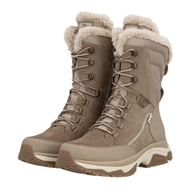 Rieker Winter Boots W3972-00 (Lace-up boots with lining, very warm) beige ladies