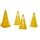 RioFit Marker Cones / Pylons Yellow 23cm - 10 Pieces