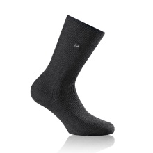 Rohner Daily Sock SupeR (ribbed, non-slip, cotton) anthracite Men's 1 Pair