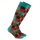 Rohner Ski Sock Carola (Wool Blend) turquoise/multicoloured - 1 pair
