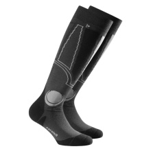 Rohner Winter Ski Socks Carving l/r (warm, antibacterial) black/anthracite grey - 1 pair