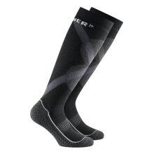 Rohner Winter Ski Socks Eco Jet (warm, maximum cushioning) black - 1 pair
