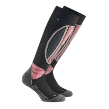 Rohner High Performance Ski Socks black/pink men's - 1 pair