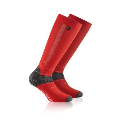 Rohner Winter Ski Socks SAC Nordic Light (light padding, warm) red - 1 pair