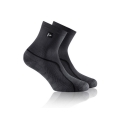 Rohner Sport Sock R-Ultra Light Quarter (light, moisture-absorbing) black - 1 pair