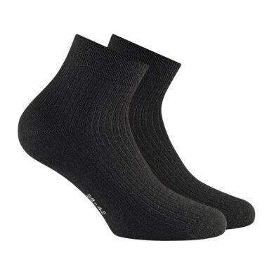 Rohner Daily Sock Quarter Texcircle black - 1 pair