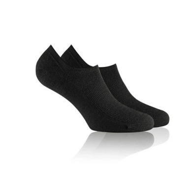 Rohner Daily Sock Sneaker SupeR WO Footie black - 1 pair