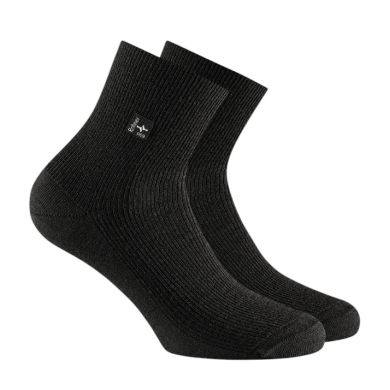 Rohner Daily Sock SupeR WO Quarter Black - 1 Pair