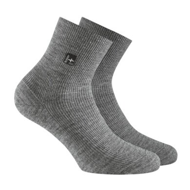 Rohner Daily Sock SupeR WO Quarter Medium Grey - 1 Pair