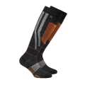 Rohner Winter Ski Socks Ultra Light black/orange - 1 pair