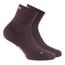 Rohner Dynamic Merino Quarter Walking Socks bordeaux - 1 Pair