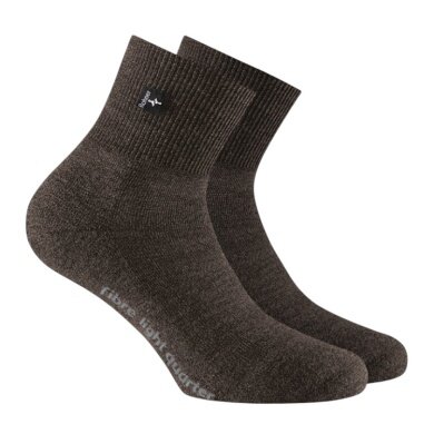 Rohner Hiking Sock Fibre Light Quarter (Mixed Fabric) brown - 1 Pair