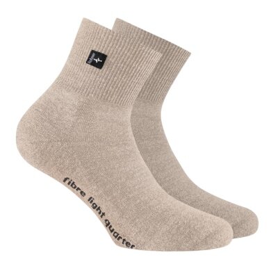 Rohner Hiking Sock Fibre Light Quarter (Mixed Fabric) beige - 1 Pair