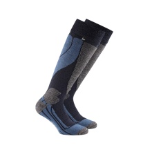 Rohner Ski Sock Ski Base l/r blue/grey men's - 1 pair