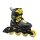 Rollerblade Inline Skates Fury (Wheels: 72mm/80A, Bearings: SG3) black/yellow children